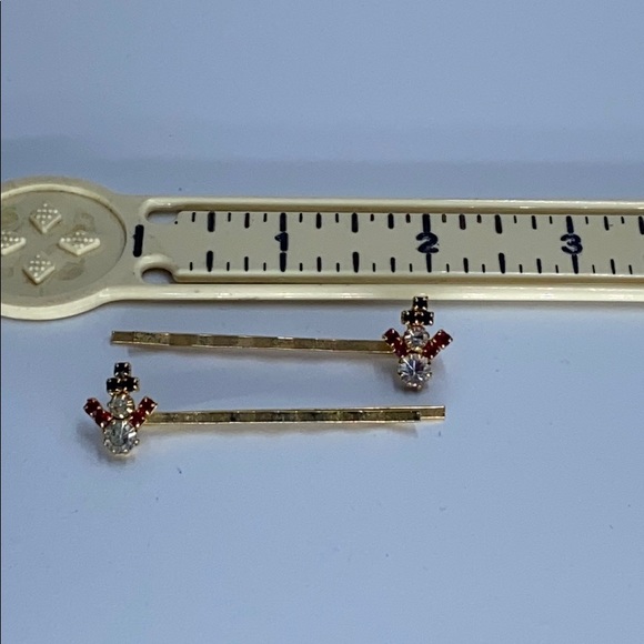 Snowman barrettes - Picture 2 of 2